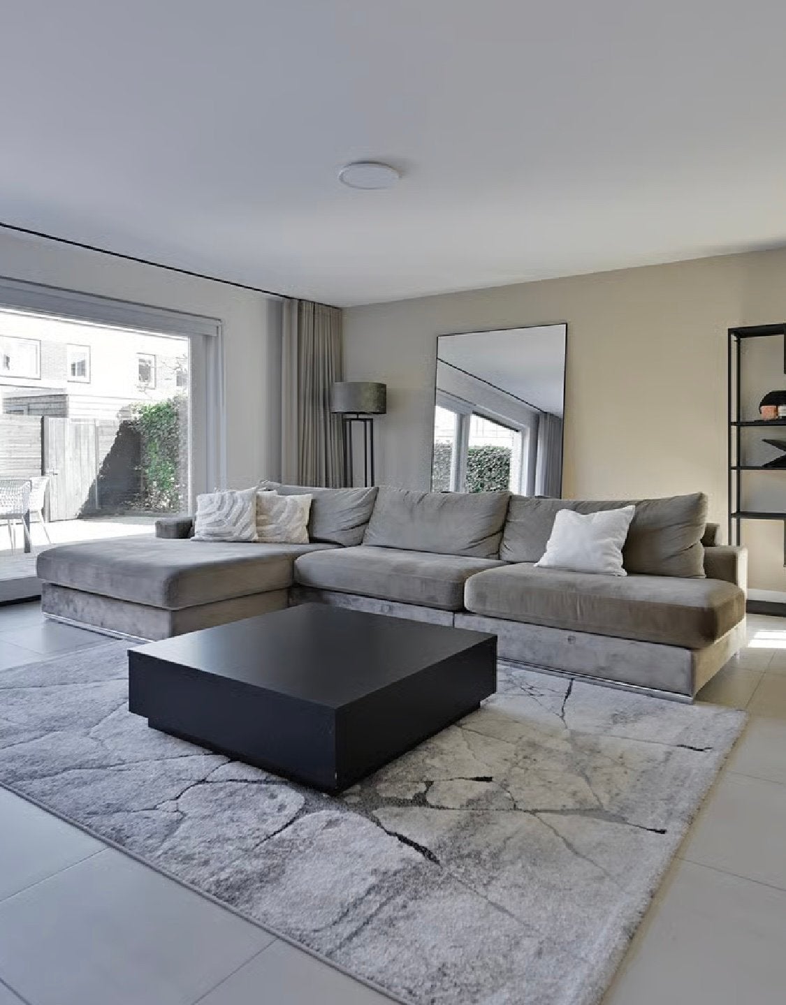 Luxe bank met lig gedeelte in super goede staat, Huis en Inrichting, Ophalen, 100 tot 125 cm, Hoekbank, 300 cm of meer