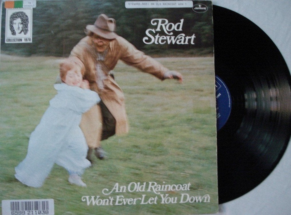 Rod Stewart - An old raincoat won't never let you down, Cd's en Dvd's, Vinyl | Rock, LP, Gebruikt, Overige genres, Ophalen of Verzenden
