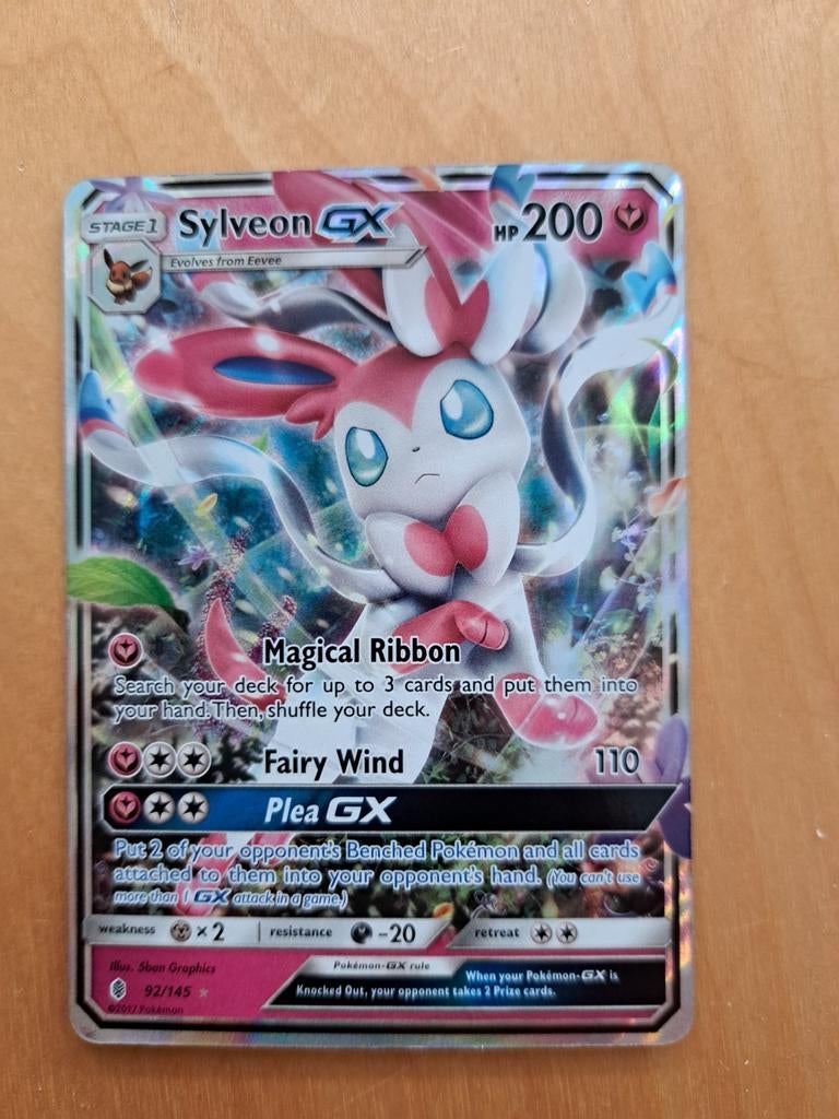 Sylveon GX, Ophalen of Verzenden, Nieuw, Losse kaart, Foil