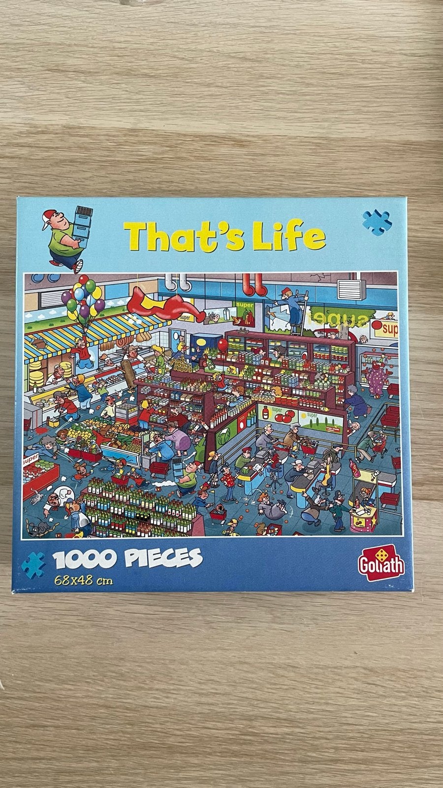 Diverse 1000-stukjes puzzels: That's Life, Bloemen, Museum