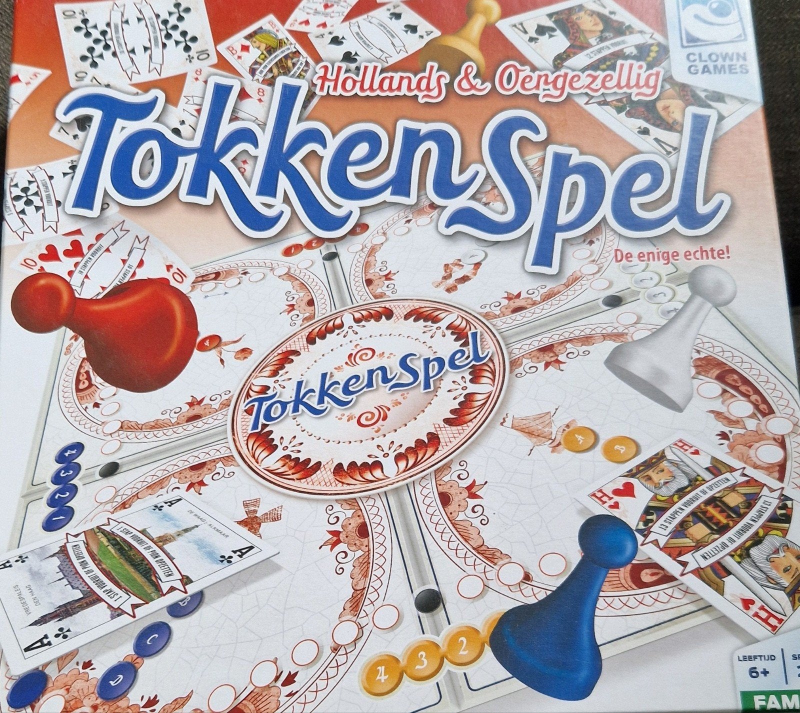 Tokkenspel, Een of twee spelers, Verzenden, Zo goed als nieuw, Clown Games