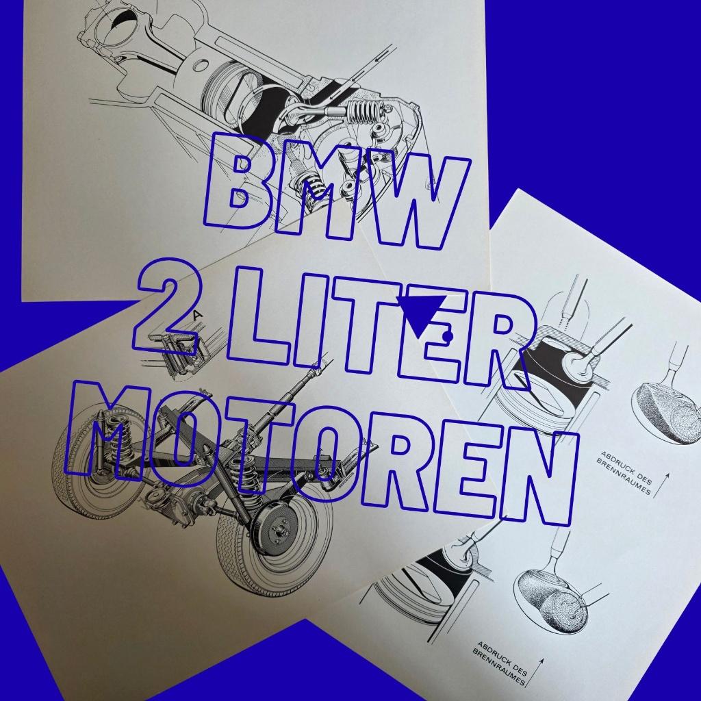 BMW 2 litermotoren - Technische documentatie, Auto diversen, Handleidingen en Instructieboekjes, Verzenden