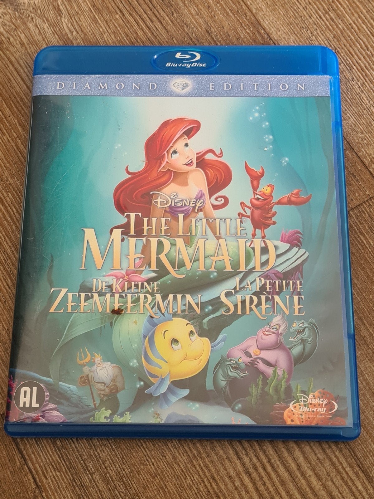 Disney's De Kleine Zeemeermin Blu-ray Diamond Edition, Ophalen of Verzenden, Zo goed als nieuw, Tekenfilms en Animatie