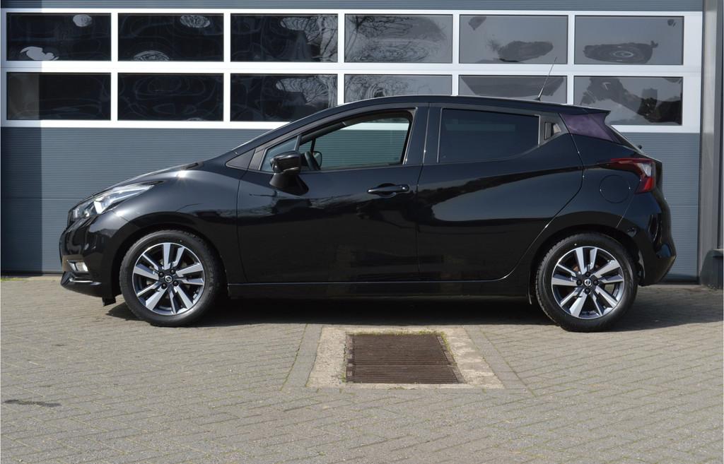 Nissan Micra 0.9 IG-T N-Connecta | Airco/Camera/PDC/Cruise c, Voorwielaandrijving, Gebruikt, 23 km/l, Origineel Nederlands