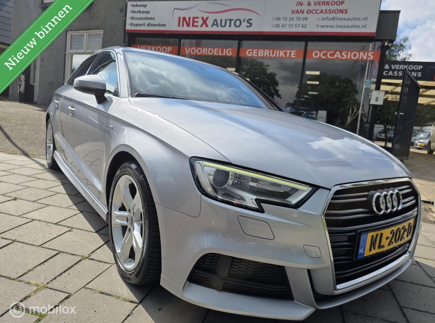 Audi A3 Limousine 1.0 TFSI Sport S Line Edition Incl.APK+Afl, Auto's, Voorwielaandrijving, Gebruikt, Euro 6, 116 pk