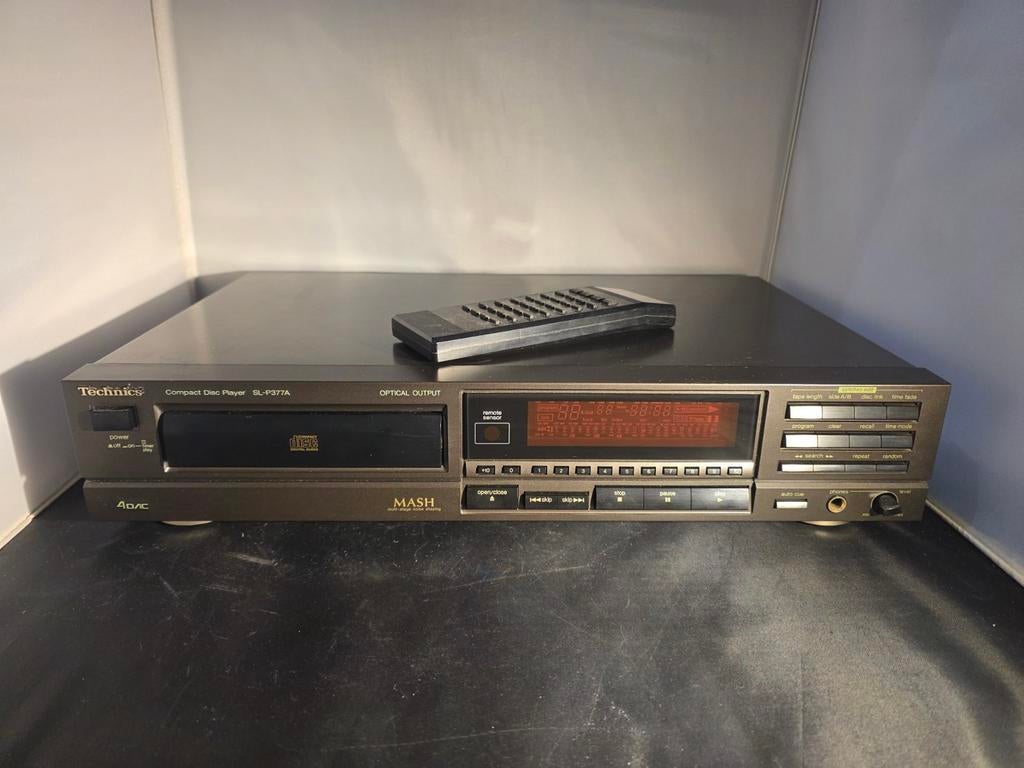 Technics Compact Disc Speler SL-P377A met afstandsbediening, Ophalen of Verzenden, Zo goed als nieuw, Technics