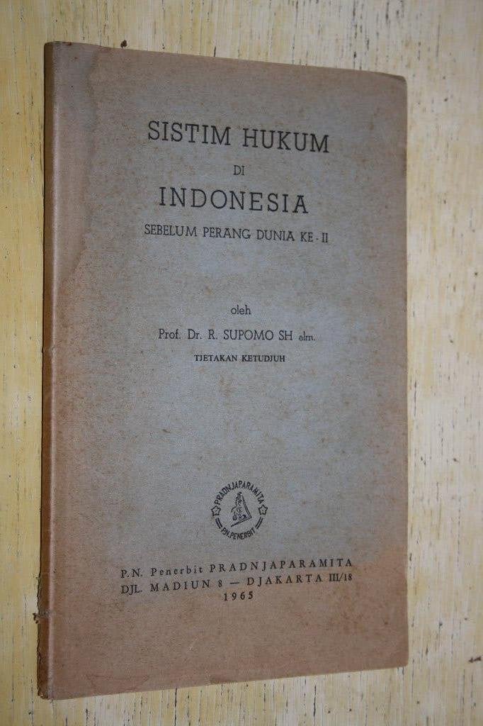 Sistim hukum di Indonesia sebelum perang dunia KE 2, Ophalen of Verzenden, Gelezen