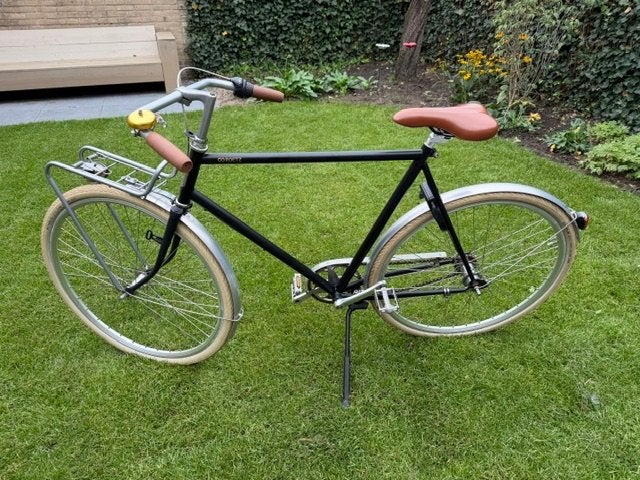 Zwarte Roetz fiets met voordrager en versnellingen, Ophalen, Gebruikt, Overige merken, Versnellingen