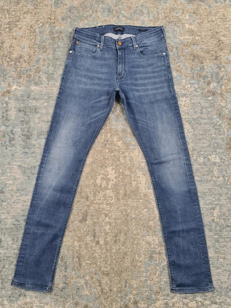 Scotch and Soda TIGGER W29 L32 Skinny STRETCH Bronno2932, Blauw, https://scotch-soda.eu/pages/contact, W32 (confectie 46) of kleiner