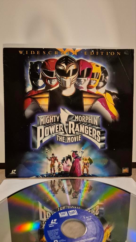The Mighty Morphin Power Rangers The Movie Laserdisc, Cd's en Dvd's, Ophalen of Verzenden, Gebruikt, 12 inch
