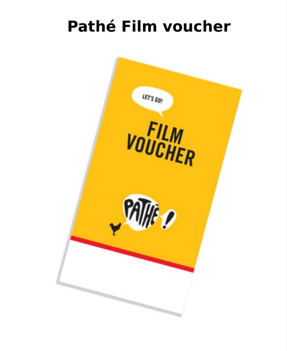 4x pathe film voucher twv €60, Drie personen of meer, Vrijkaartje alle films