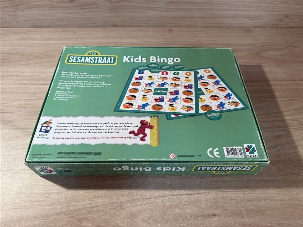 Sesamstraat kinds Bingo - s6079, Verzenden, Zo goed als nieuw
