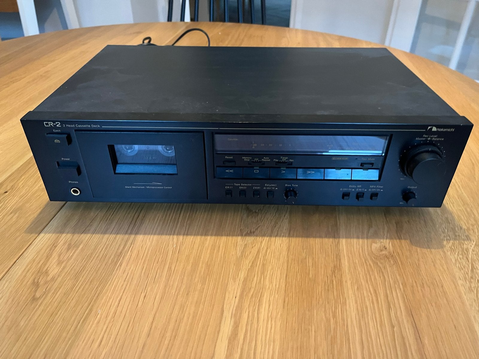 Nakamichi CR-2 Cassettedeck - Uitstekende Staat, Ophalen of Verzenden, Enkel, Overige merken, Tape counter