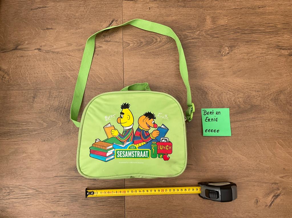 Gebruikte,niet kapot, rits werkt, Sesamstraat Bert en Ernie, Verzamelen, Ophalen, Overige figuren, Gebruikt, Gebruiksvoorwerp