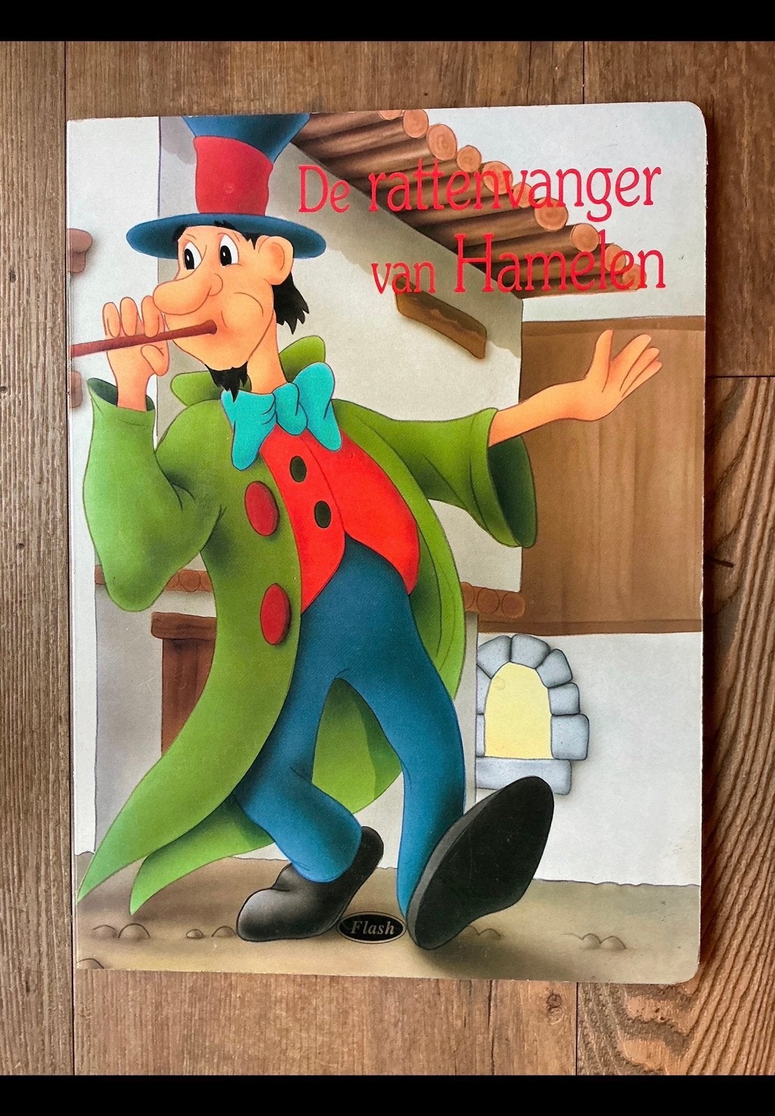 Groot kartonnen boek : De rattenvanger van Hamelen. Sprookje, Ophalen of Verzenden, Zo goed als nieuw