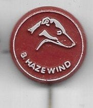 HAZEWIND HONDEN SPELD RODE UITVOERING, Ophalen of Verzenden, Gebruikt, Dier of Natuur, Speldje of Pin