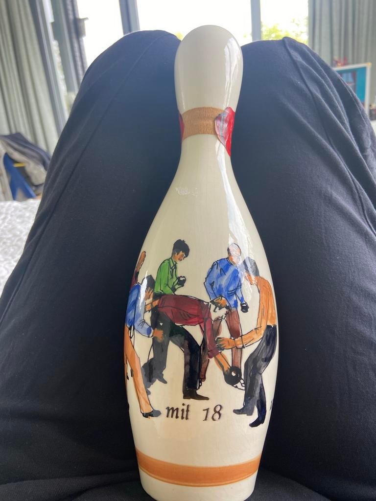 Vintage Jacobi Duitse Weinbrand Karaf - Kegelvormig (1960), Ophalen of Verzenden