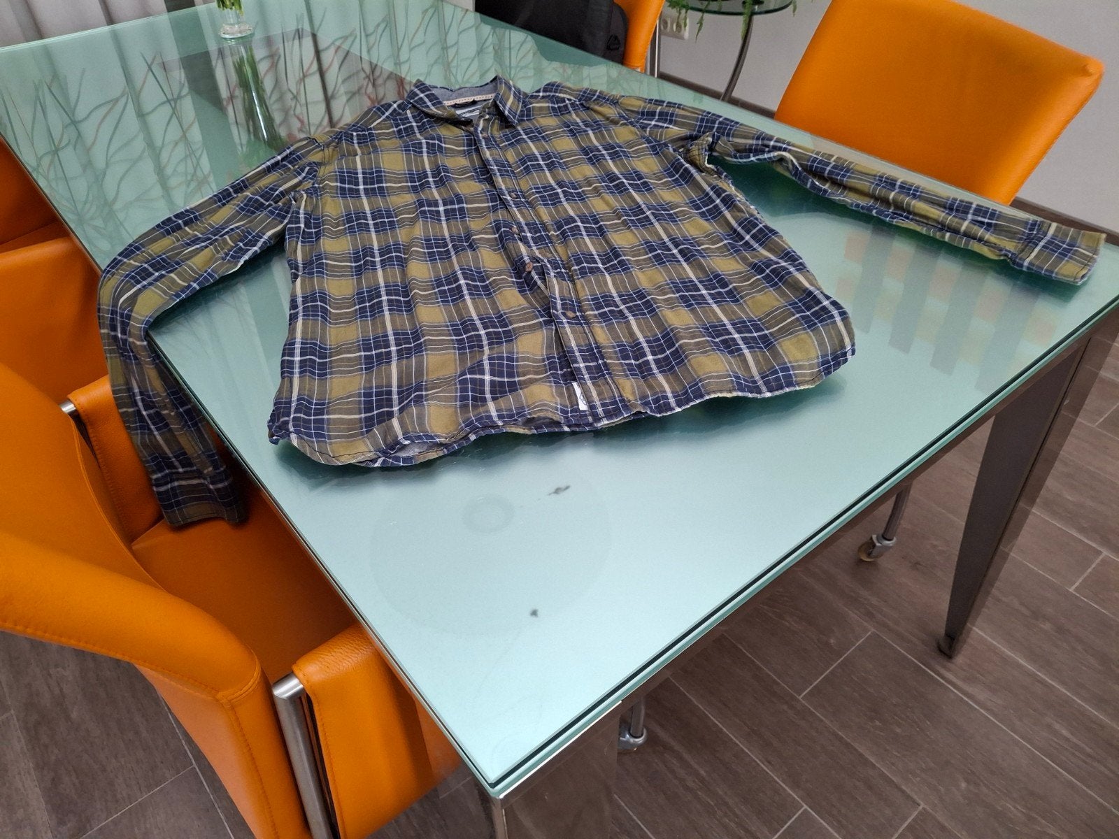 heren overhemd met lange mouwen, Overige kleuren, Ophalen of Verzenden, Overige halswijdtes, Gedragen