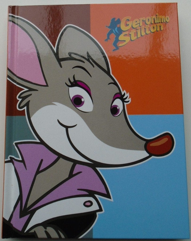 GERONIMO STILTON MEISJE NOTITIEBLOK 18X13,5CM 9 STUKS BLANCO, Verzamelen, -, Papier, Kaart of Schrift, -, Ophalen of Verzenden