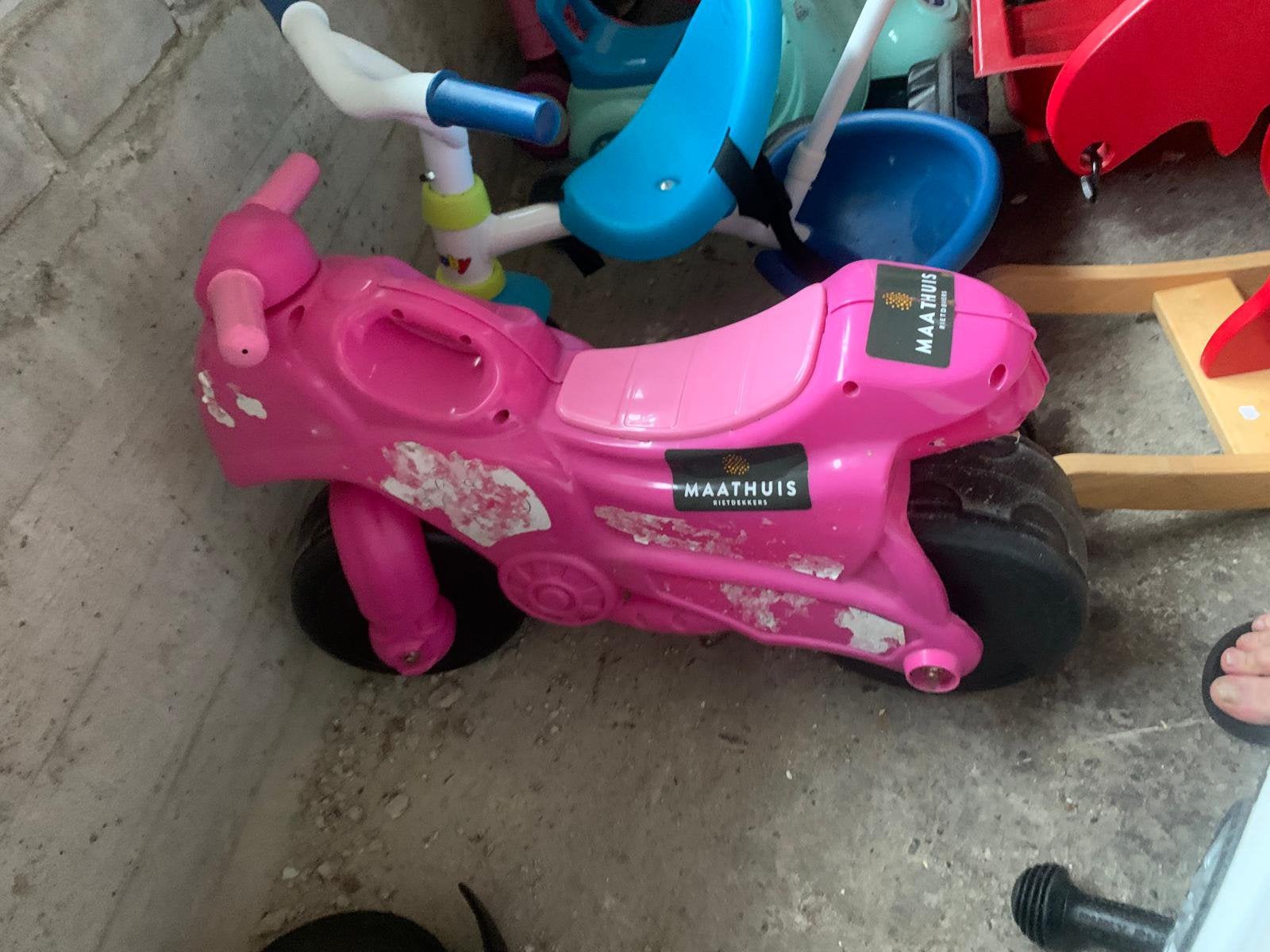 Loopscooter, Ophalen, Gebruikt