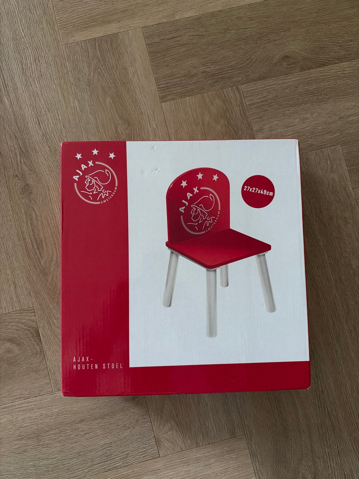 Nieuwe Ajax Houten Stoel voor Kinderen - Ongeopend!, Ophalen of Verzenden, Nieuw, Stoel