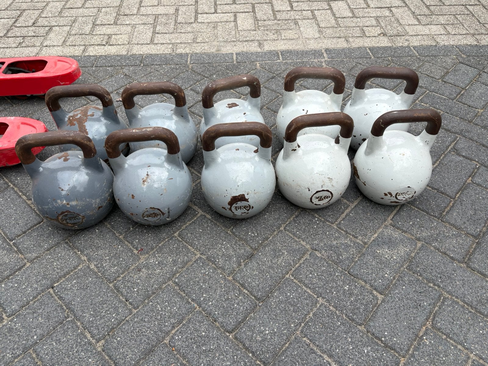 Kettlebells 8-12-16-20-24 kg competition kettlebell, Sport en Fitness, Ophalen, Competition, 8-12-16-20-24 kg, Kettlebell