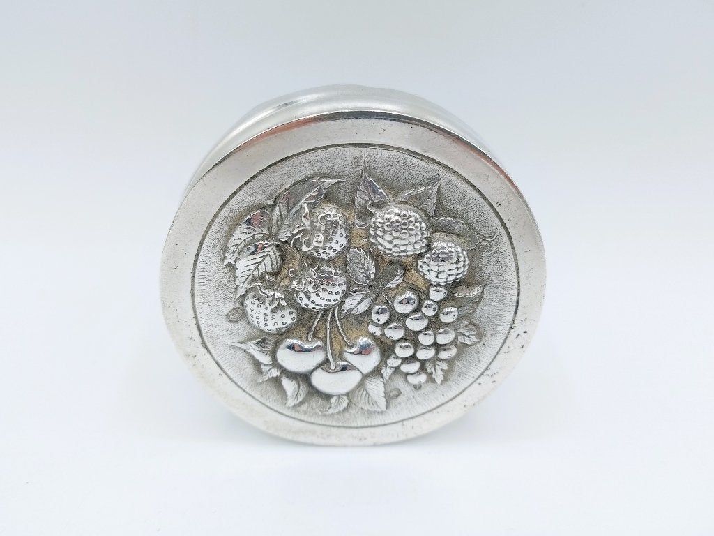 Zilveren jampotdeksel, B.W. van Eldik, Zutphen, 1932, Verzenden, Zilver