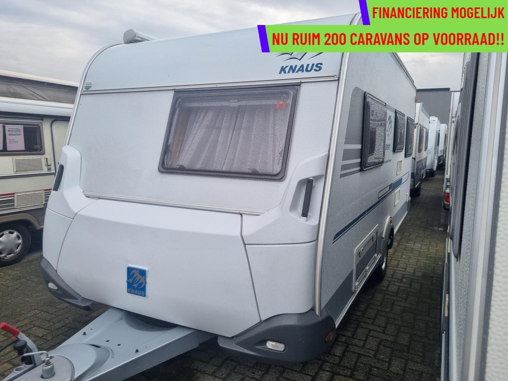 Knaus sport nl premium line 450 FU MOVER + CASS LUIFEL, Caravans en Kamperen, Caravans, Mover, Rondzit, Bedrijf, 6 tot 7 meter