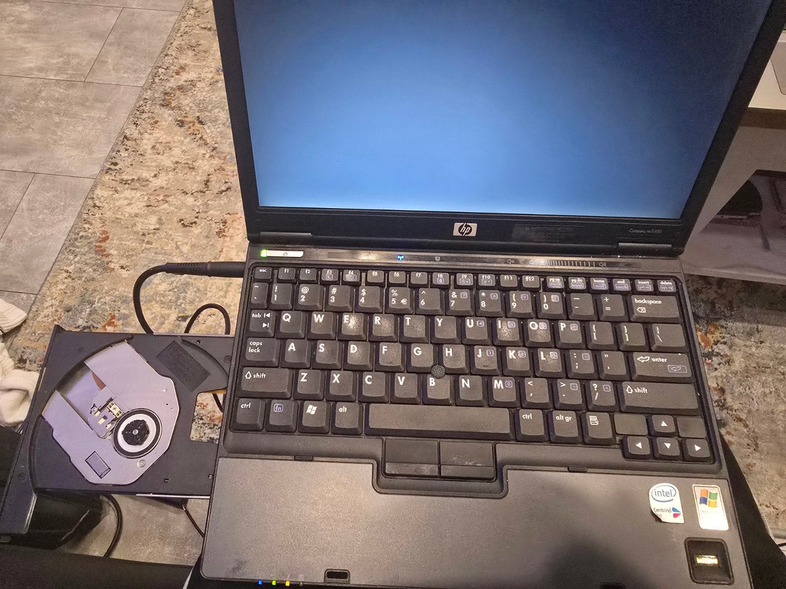 HP Compaq nc2400 Laptop met Windows 10, Computers en Software, Ophalen of Verzenden, Gebruikt