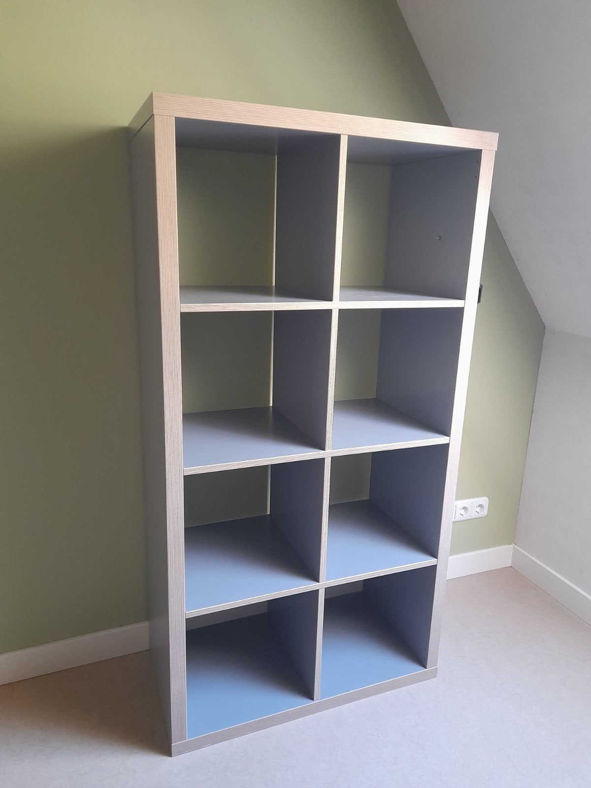 Ikea kast Kallas, 8 vakken, in goede staat, Ophalen, Strak, 100 tot 150 cm, 50 tot 100 cm