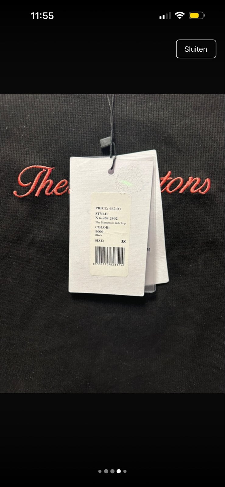 Nikkie 'The Hamptons' Crop Top - Zwart, Maat 38, Maat 38/40 (M), Zwart, Nieuw, Ophalen of Verzenden