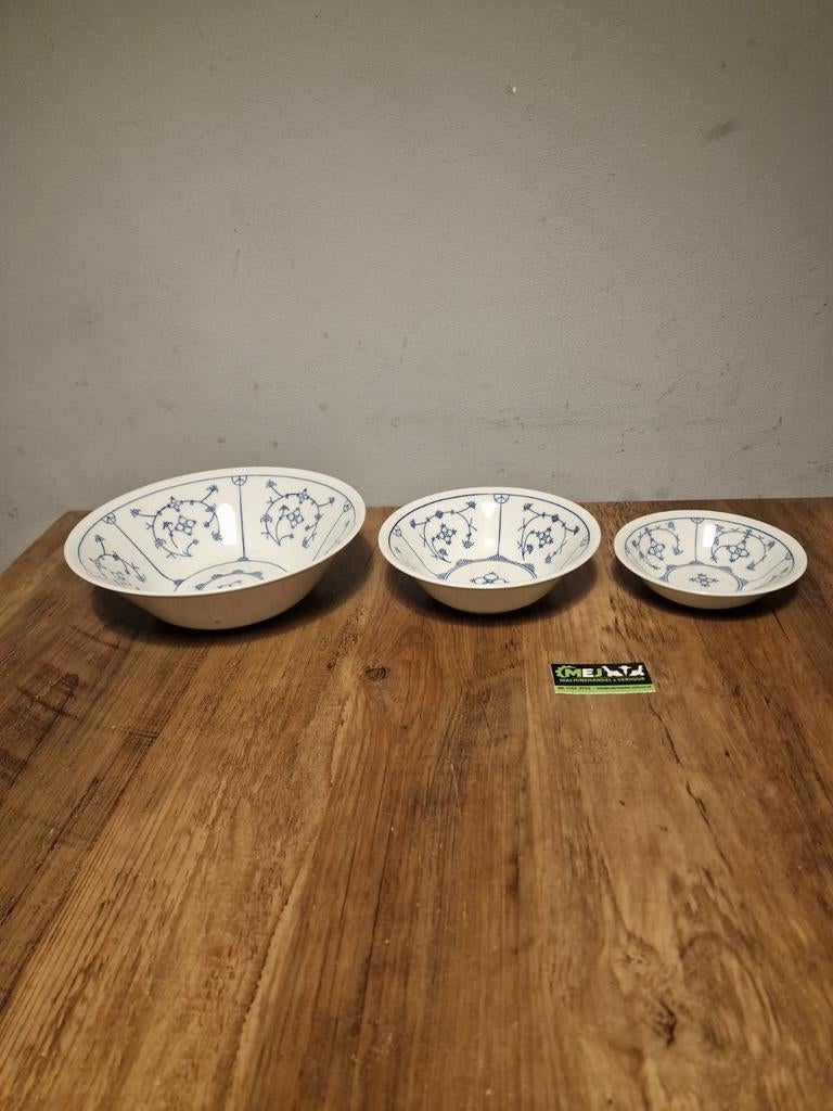 Kahla Saks Blauw Ronde Schaal Klein - Porselein, Ophalen