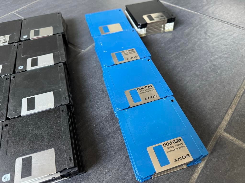 Partij Floppy Disks (3.5 inch) - Diverse Merken, Ophalen of Verzenden, Zo goed als nieuw