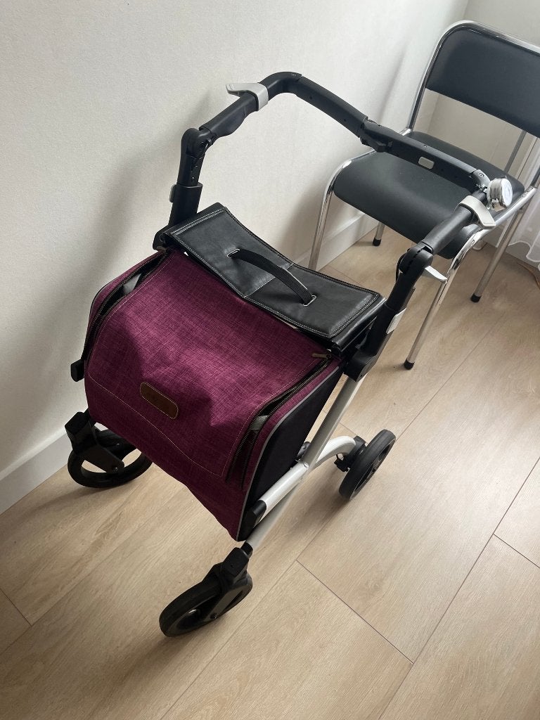 Rollator -boodschappen trolley, Ophalen, Lichtgewicht, Zo goed als nieuw