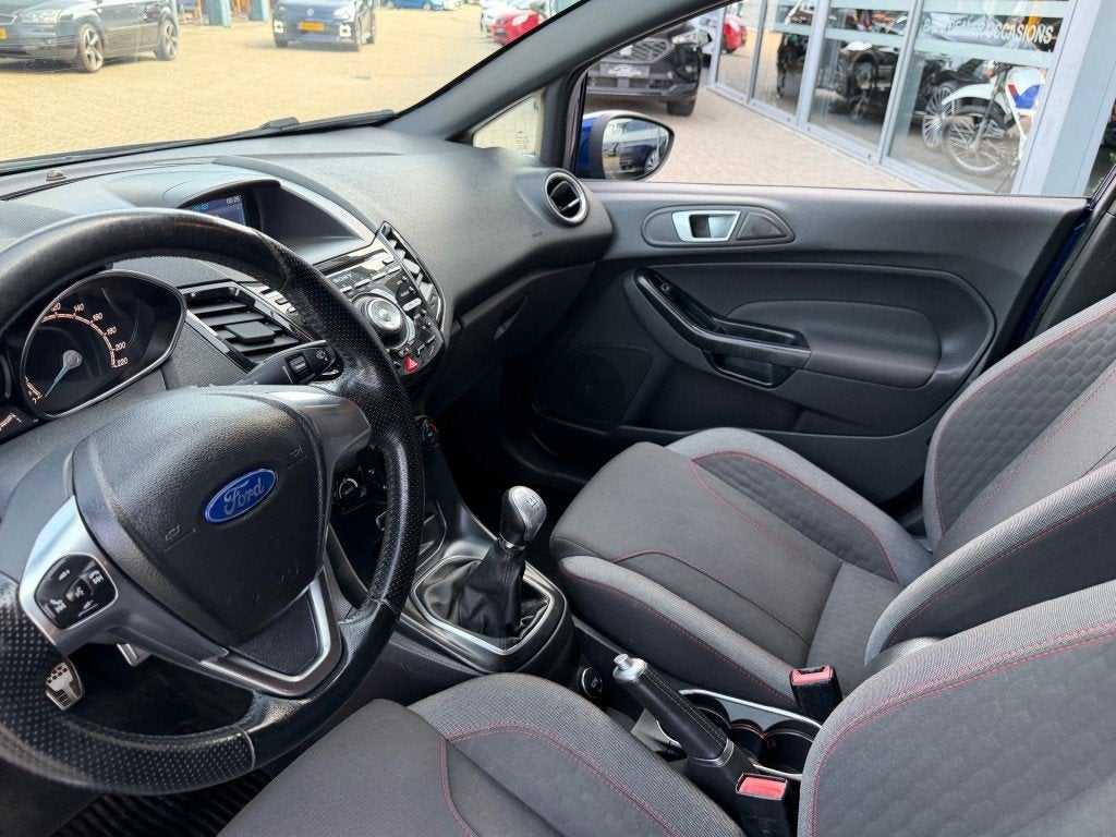 Ford FIESTA 1.0 ECOB. ST LINE 100 PK AIRCO/ECC PDC OZ LMV, Auto's, 101 pk, Euro 6, Blauw, 23 km/l