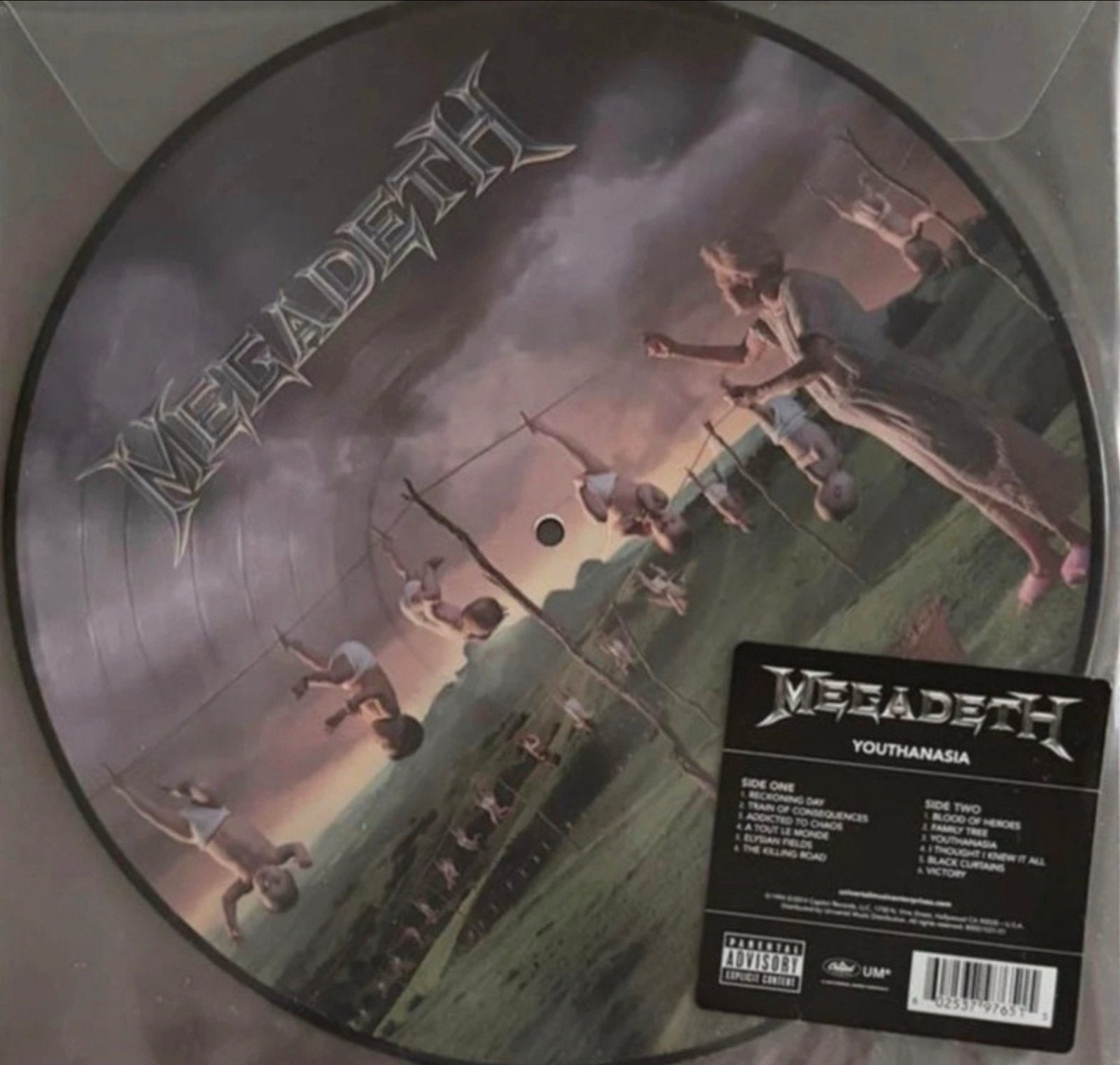 Megadeth - Youthanasia Picture Disc (Sealed), Cd's en Dvd's, Vinyl | Rock, Nieuw in verpakking, Hard Rock, Ophalen of Verzenden