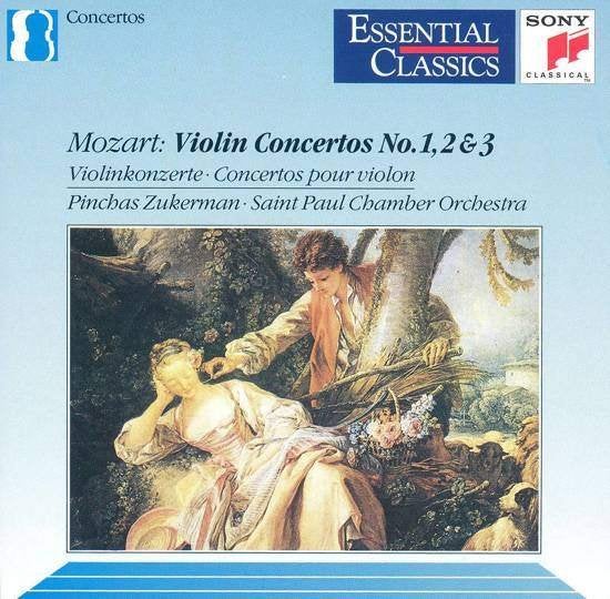 Wolfgang Amadeus Mozart Violin Concertos 1-2 &3, Kamermuziek, Mozart, Inclusief doosje, Ophalen of Verzenden