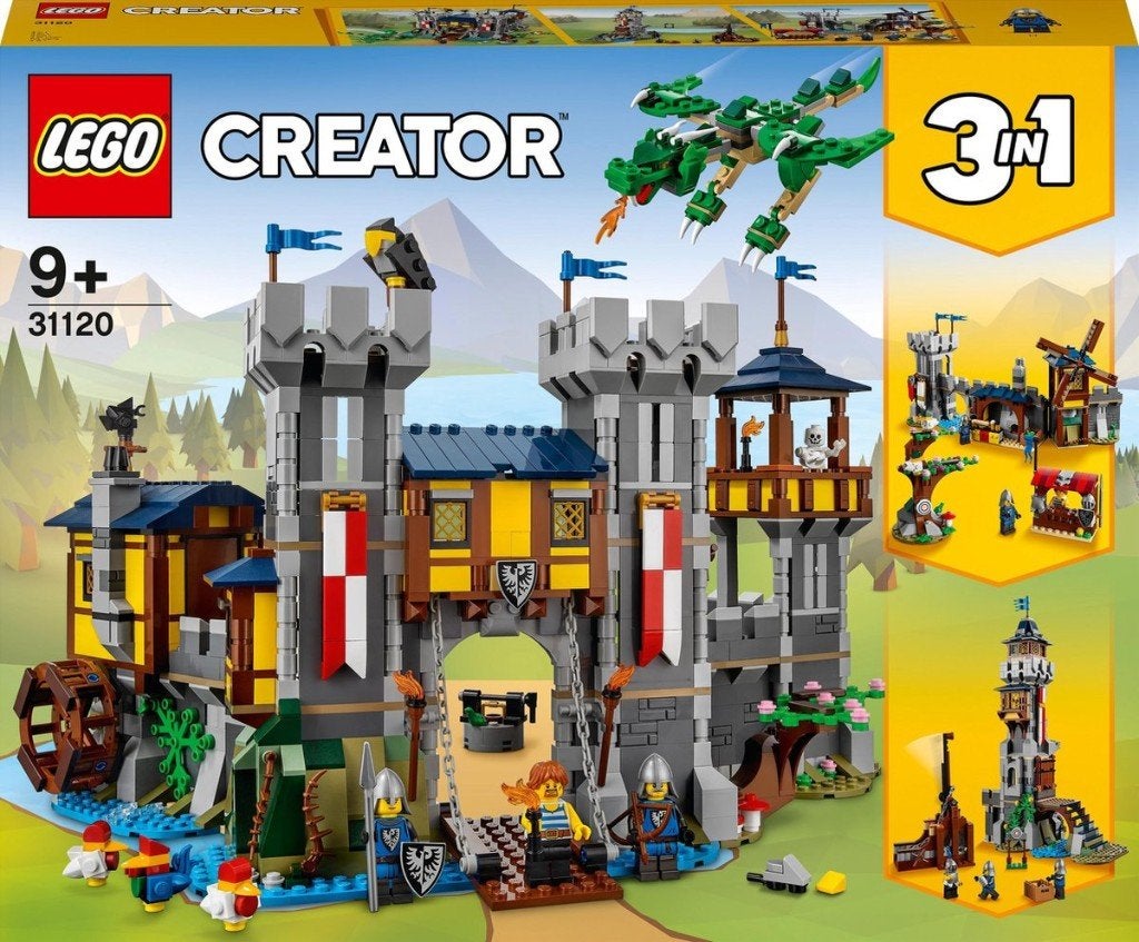LEGO Creator Middeleeuws Kasteel - 31120, Kinderen en Baby's, Speelgoed | Duplo en Lego, Ophalen, Nieuw, Castle, Complete set
