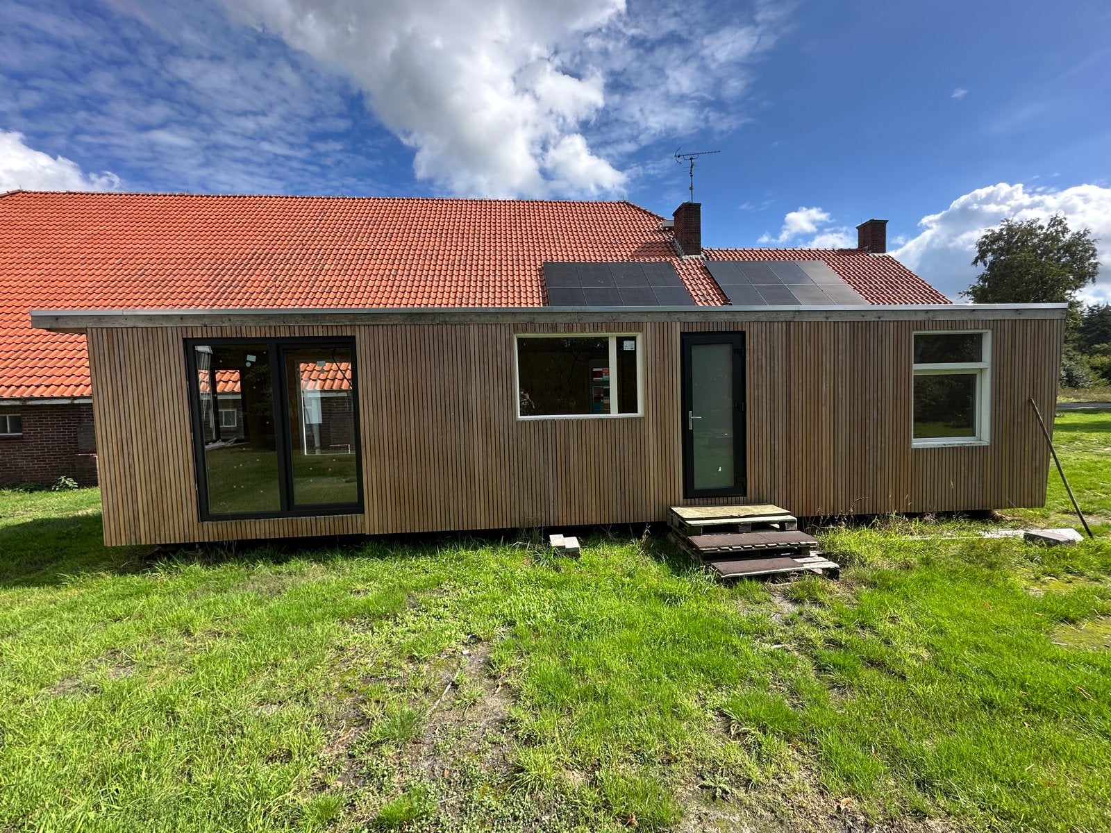2 keten, 1x woonkeet gereed voor afbouw, 1x feestkeet, Caravans en Kamperen, Overige merken, Particulier, 8 meter en meer, Overige