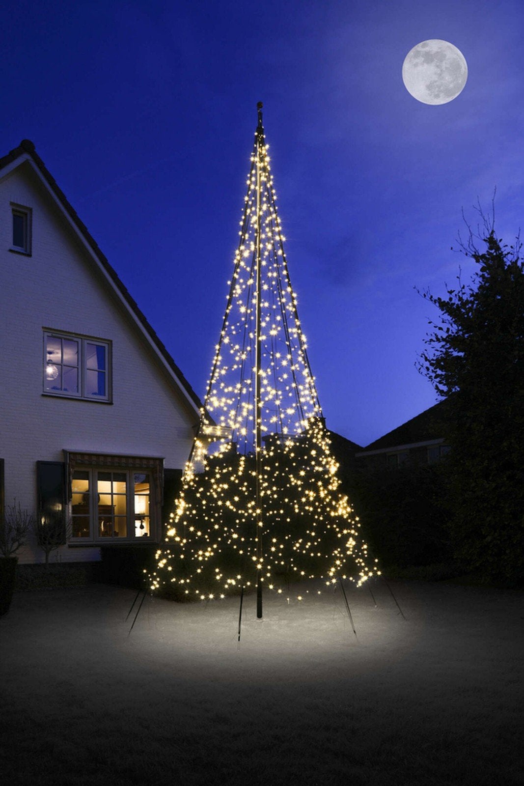 Fairybell Twinkle - Vlaggenmast kerstboom - 1200 - Warm wit, Diversen, Ophalen of Verzenden, Nieuw