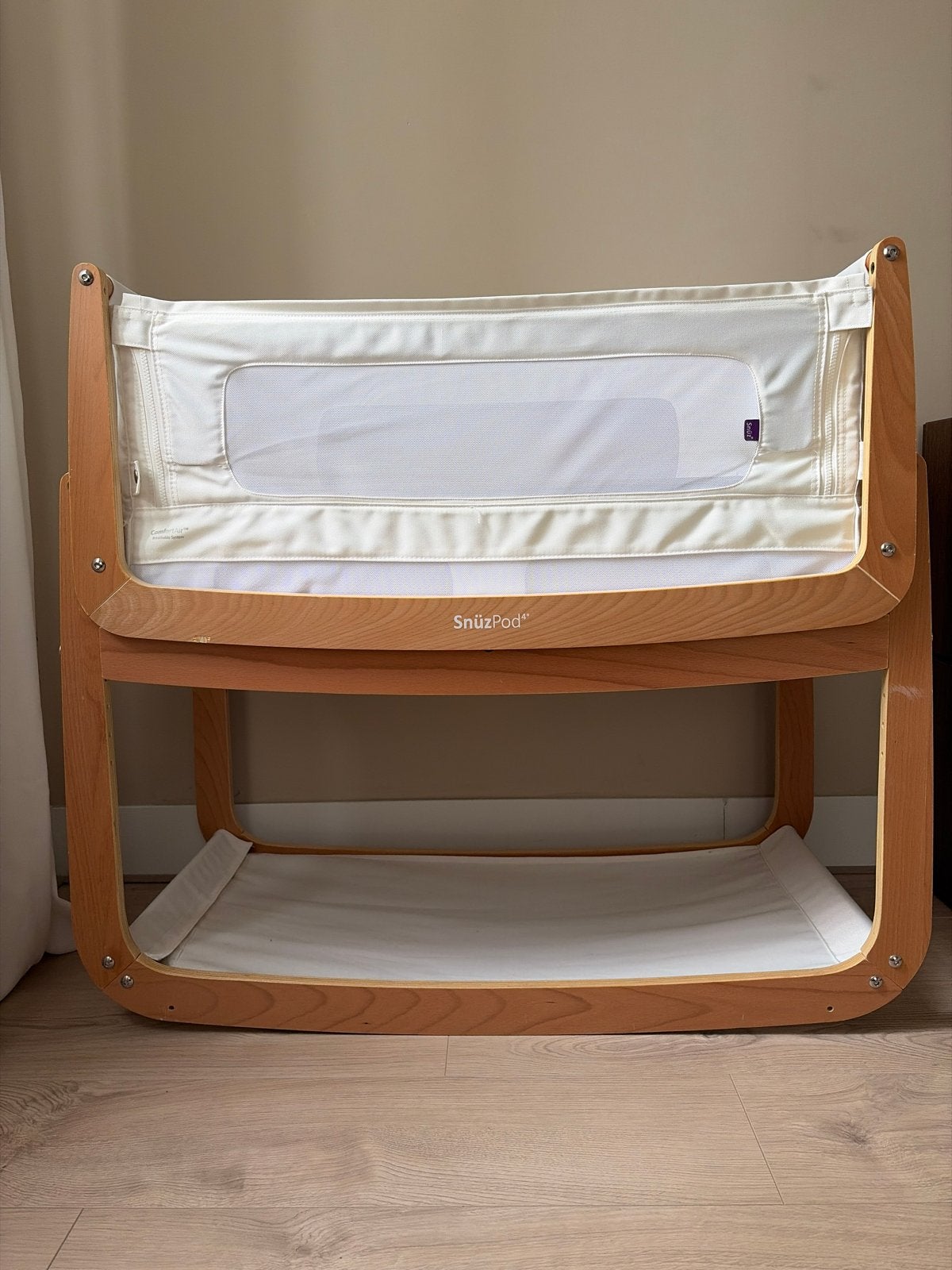 Snuzpod4 co-sleeper / wieg - zo goed als nieuw, Ophalen, Zo goed als nieuw, Wieg