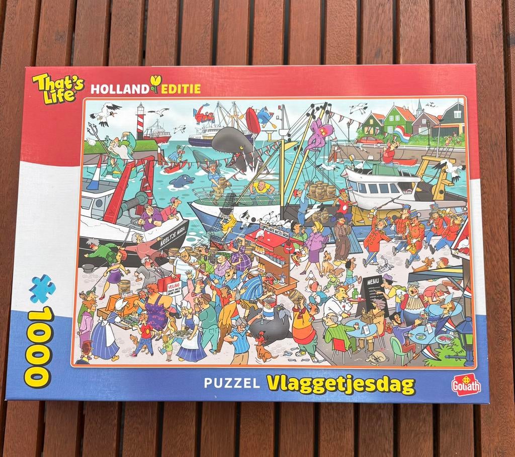 That’s life- vlaggetjesdag, Ophalen, 500 t/m 1500 stukjes, Zo goed als nieuw
