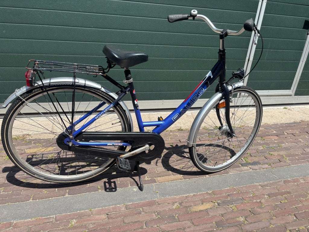 Fietshokje Houtplein: Bauner Damesfiets 1spd, Terugtraprem, Gebruikt, Niet ingevuld, Niet ingevuld