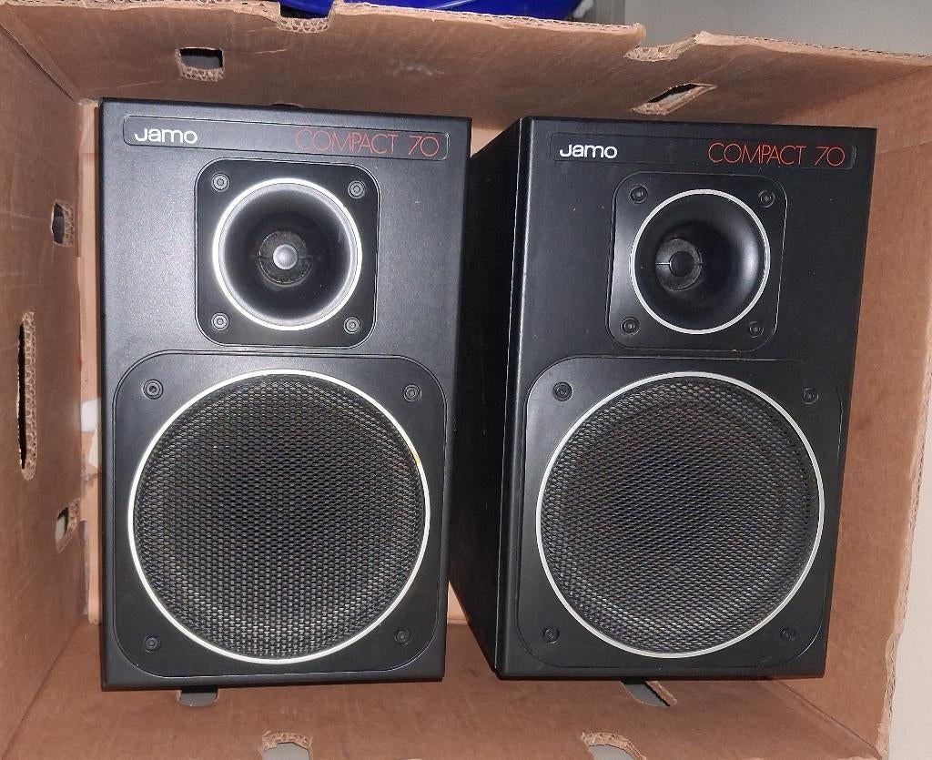 JAMO COMPACT 70 SET luidsprekers, Audio, Tv en Foto, Luidsprekers, Gebruikt, Ophalen of Verzenden, 60 tot 120 watt, Front, Rear of Stereo speakers