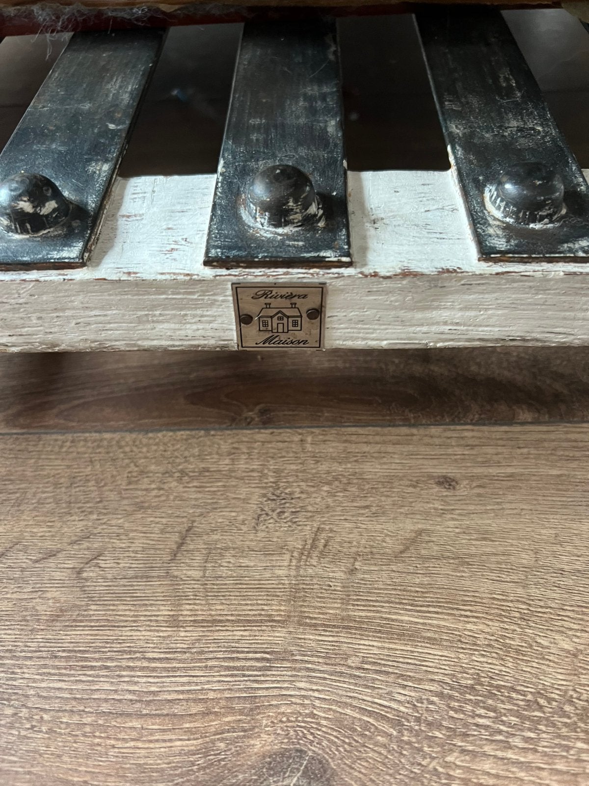 Eettafel en salontafel van riviere maison, Ophalen, Riviera maison, 50 tot 100 cm, Zo goed als nieuw