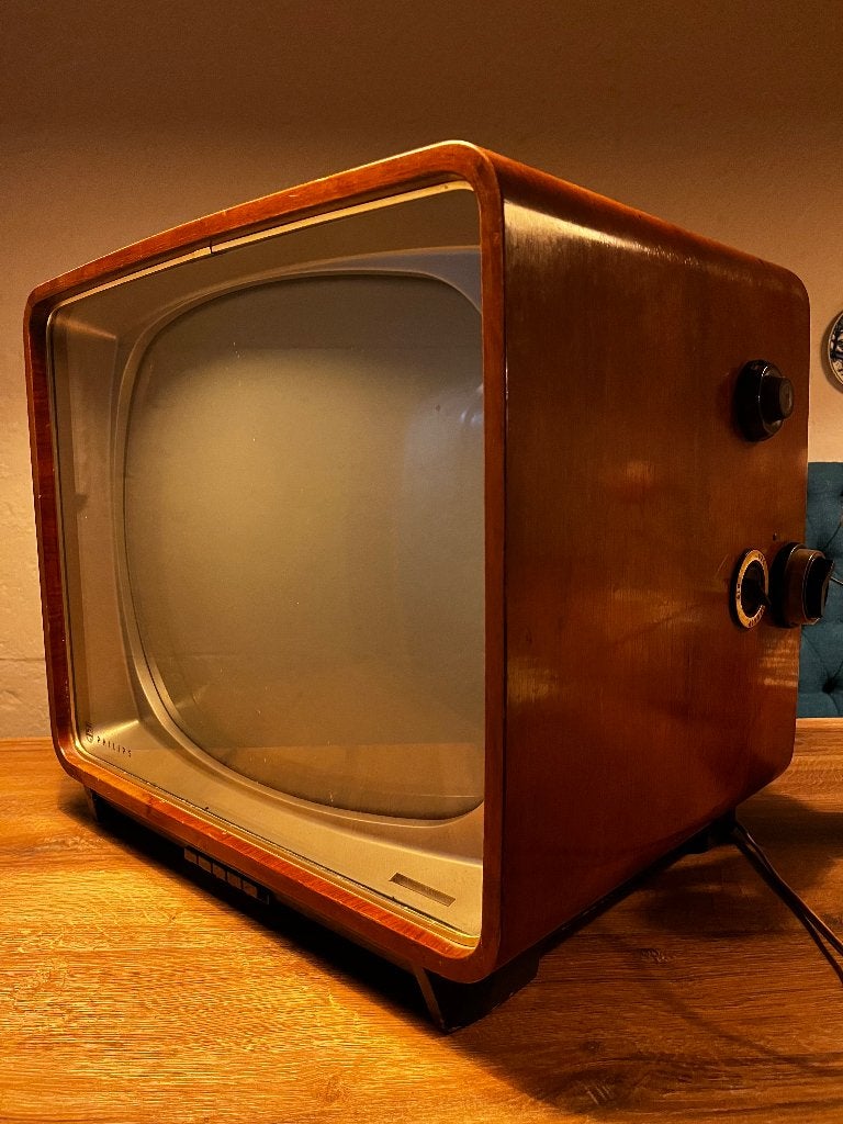 Prachtige Vintage Philips televisie - Jaren 50/60, Ophalen, Gebruikt, Philips
