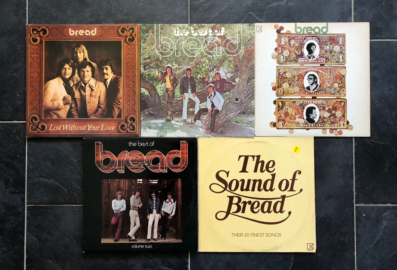 Bread 5 lp’s, Cd's en Dvd's, Vinyl | Pop, Ophalen, Gebruikt, LP