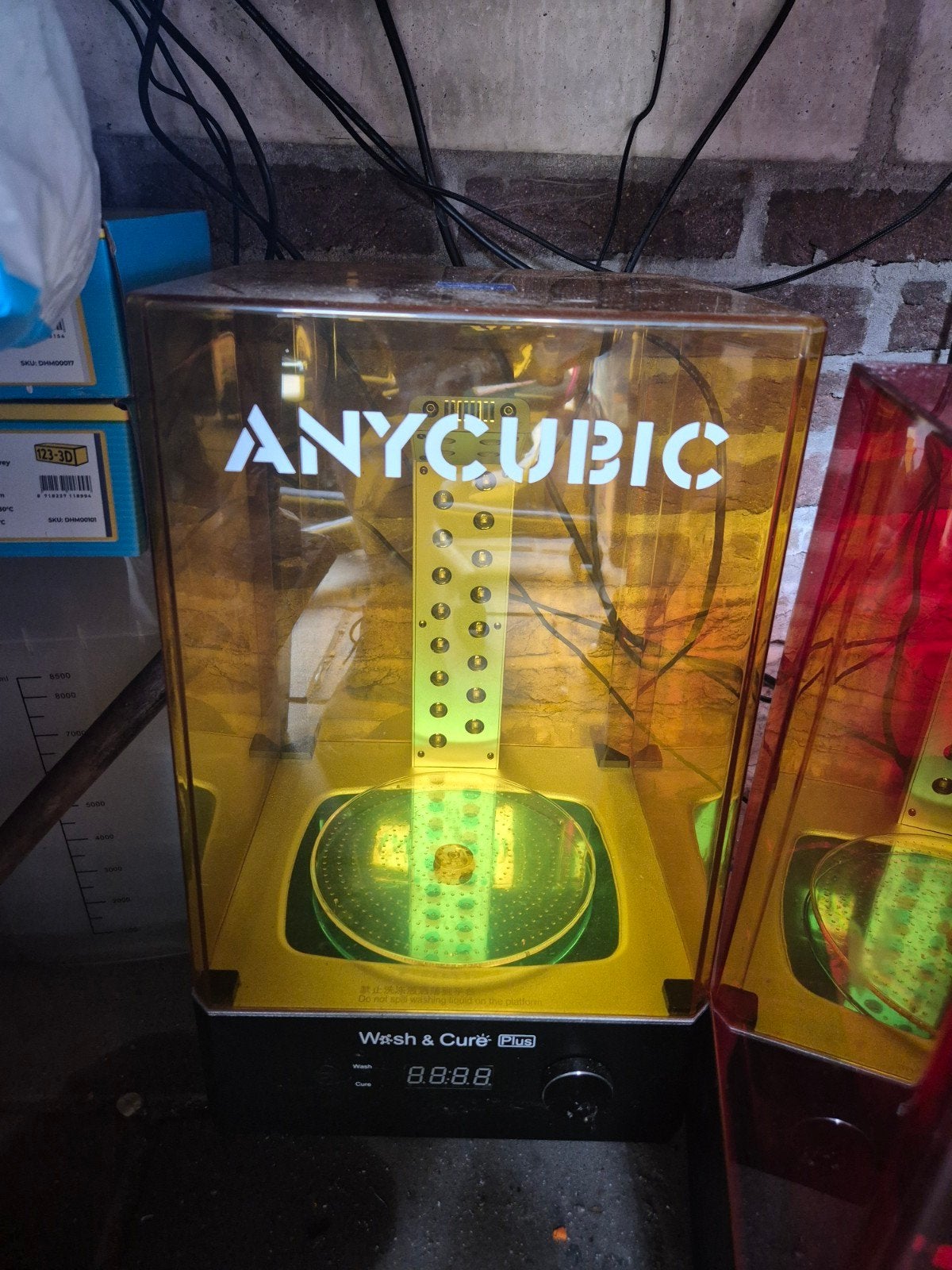 Anycubic Wash & Cure Plus - Resin 3D Printer nabewerking, Gebruikt, Anycubic Technology Co., Ltd., Support@anycubic.com, Ophalen of Verzenden