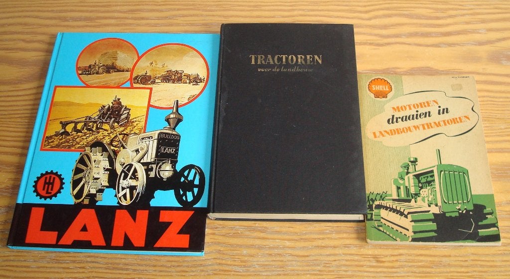 TRACTOR BOEKEN LANZ, TRACTOREN, SHELL MOTOREN, Ophalen of Verzenden, Gelezen