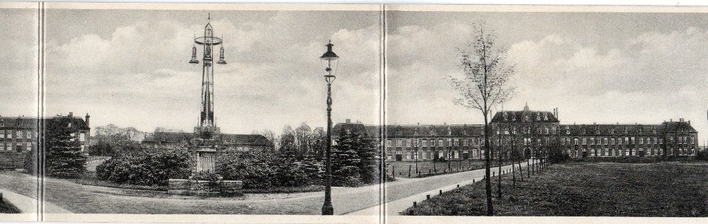 Ede, Infanterie Kazerne, Drie kaarten aaneen. 7747, Ophalen of Verzenden, Voor 1920, Gelopen, Gelderland